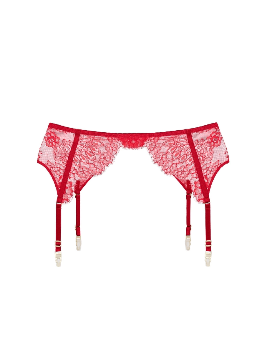 пояс для чулок Opium red красный