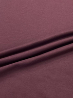 Трикотаж хлопковый с начесом Loro Piana сливовый