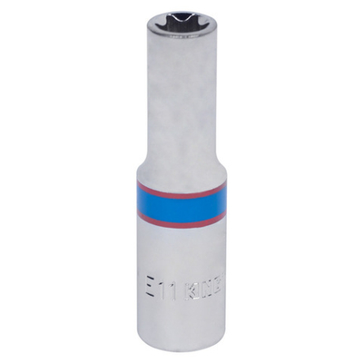 KING TONY (327511M) Головка торцевая глубокая TORX Е-стандарт 3/8", E11
