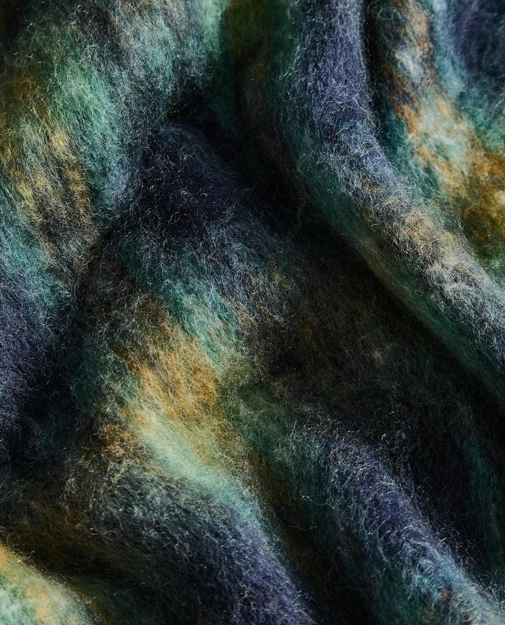 Zara Home - Мягкое клетчатый плед, желтый, 140x190 см