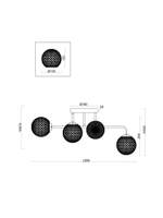 Люстра Freya FR8016PL-06BBS