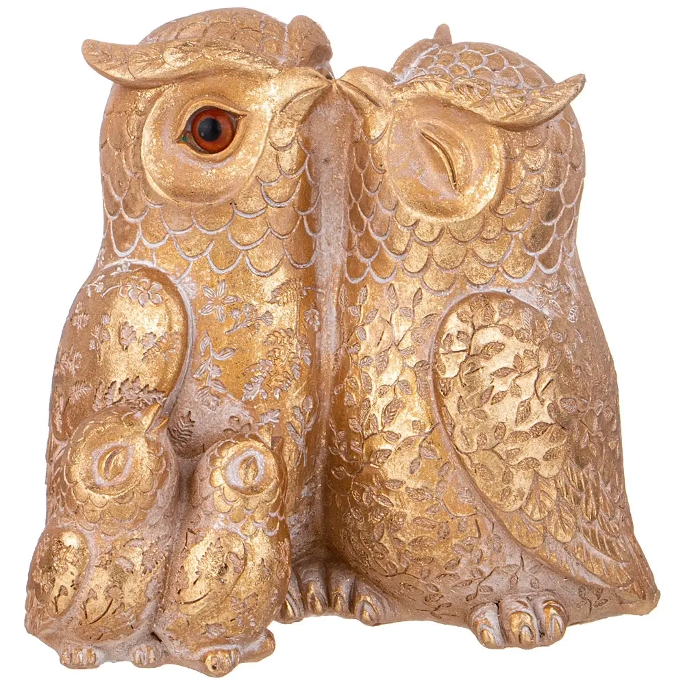 ФИГУРКА "СОВЫ" ДЕКОРАТИВНАЯ 16*11,3*15,4 СМ. 146-1807 LEFARD