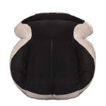 Кресло Bradex Home BLISS серый, экокожа, шенилл