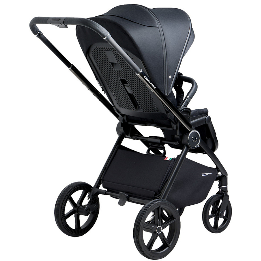 Детская прогулочная коляска Sweet Baby Elegante Chrome/Black