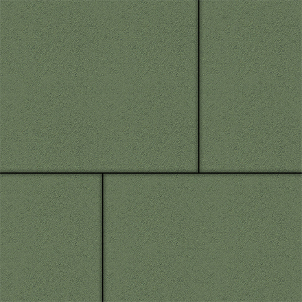 Тротуарная плитка КВАДРАТ 600х600 мм - Стандарт Зеленый