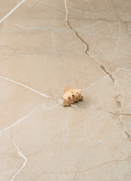 Balmain Hair Couture Заколка-краб для волос бежевая размер S Balmain pince beige