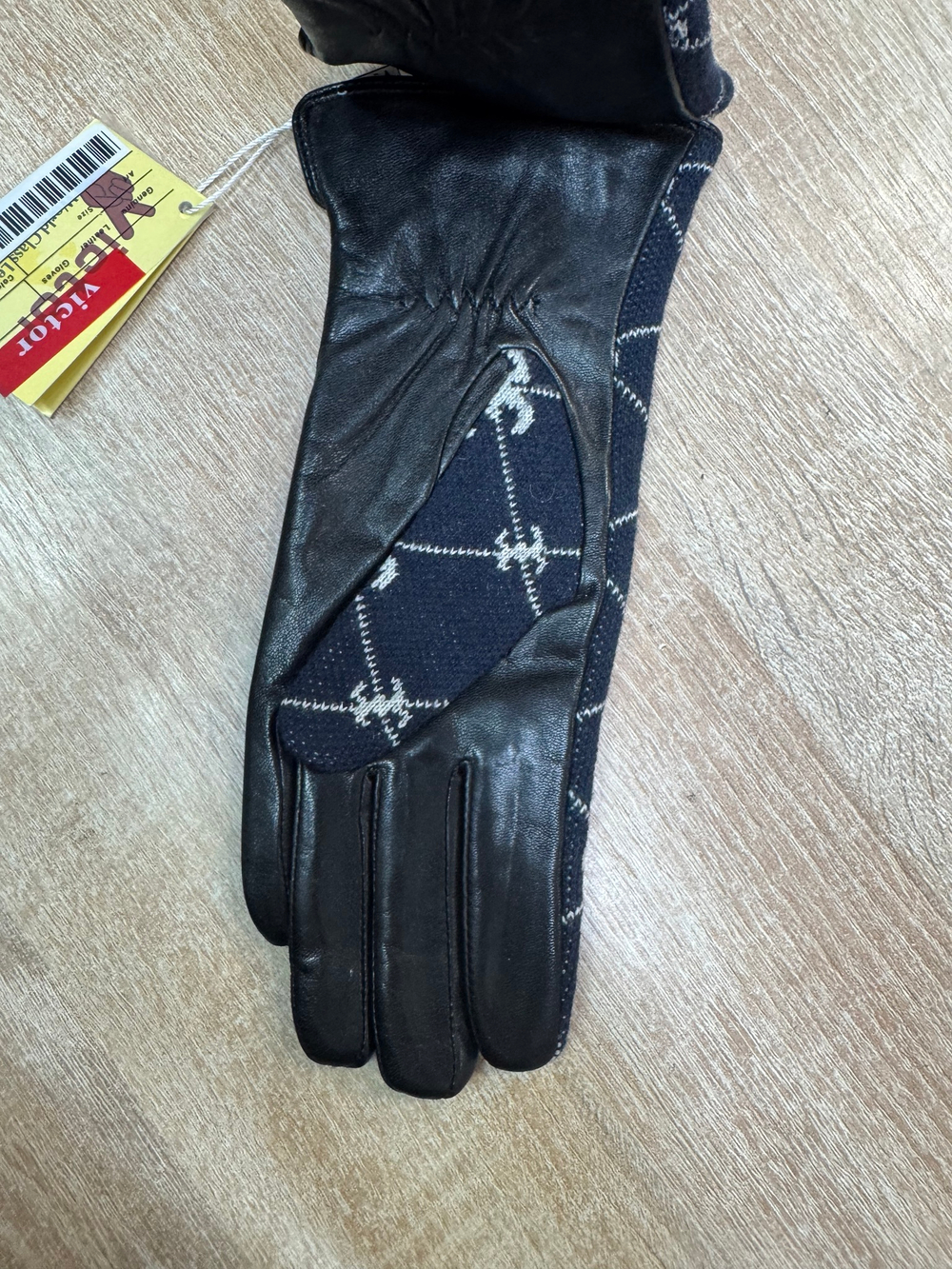 Перчатки.Женские.Кожаные.Люкс качества. Подклад: трикотаж-шерсть. 5 шт в упаковке.