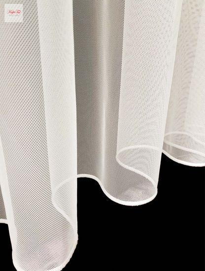 Тюль французская сетка-грек Фике (молочный)