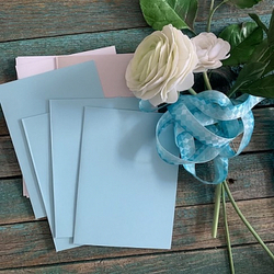 Заготовка для открытки бумажная в ассортименте (10,5х14,5 см)