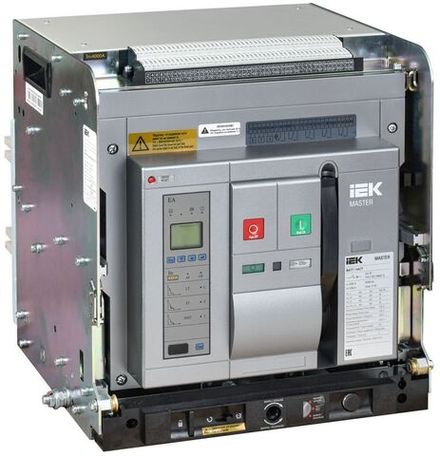 Выключатель автоматический воздушный 3п F 3200А 100кА AC ВА77 W3P EA выдвижн. с комплектом аксессуаров MASTER IEK MI-ACB10-3WF-100-3200-ACF