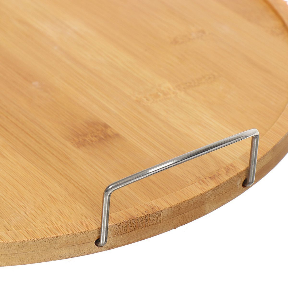 Менажница керам, 29х29х4.5 см, 240 мл, 7 секц, бамбуковая подст, Y4-3606