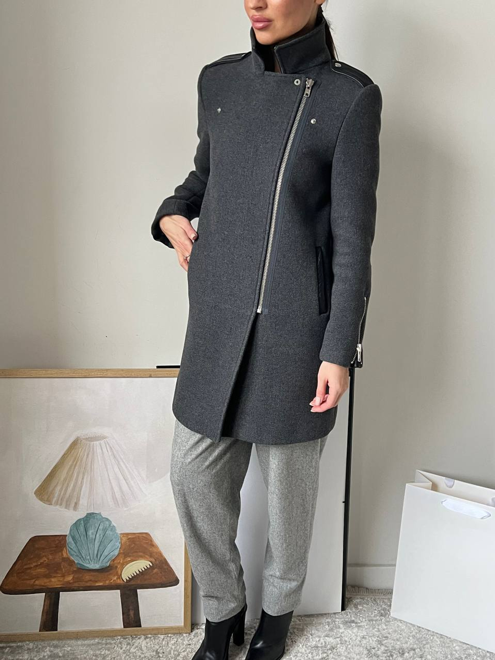 Пальто шерстяное Sandro, xs
