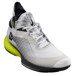 Теннисные кроссовки Wilson Kaos Rapide SFT Clay 2024 - pearl blue/black/safety yellow - Black Blue Gray Yellow