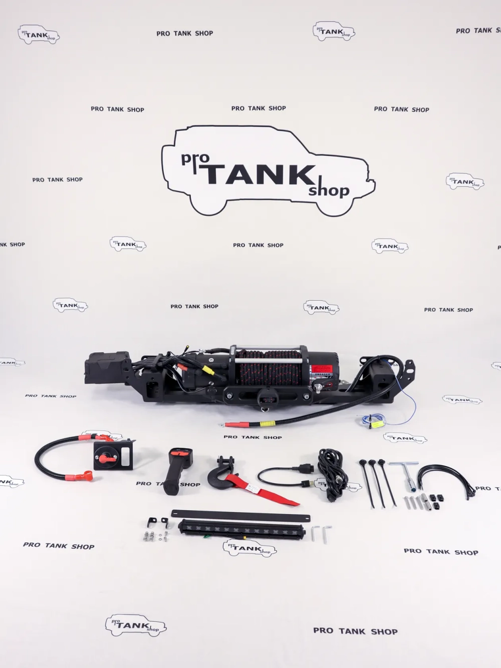 Комплект лебедки T-Max 9500lbs с кронштейном крепления для TANK 300