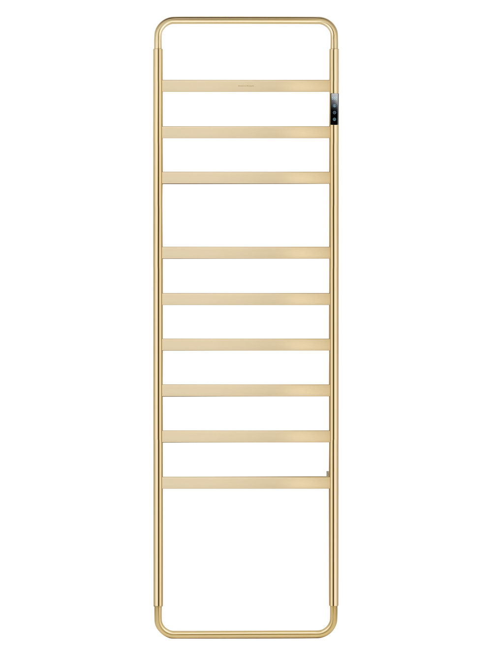 Полотенцесушитель электрический WONZON & WOGHAND DÜSSELDORF, Брашированное золото (WW-A204-BG)