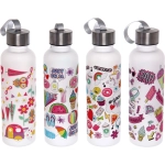 Бутылка питьевая пластиковая 600мл «Летний микс», микс цветов