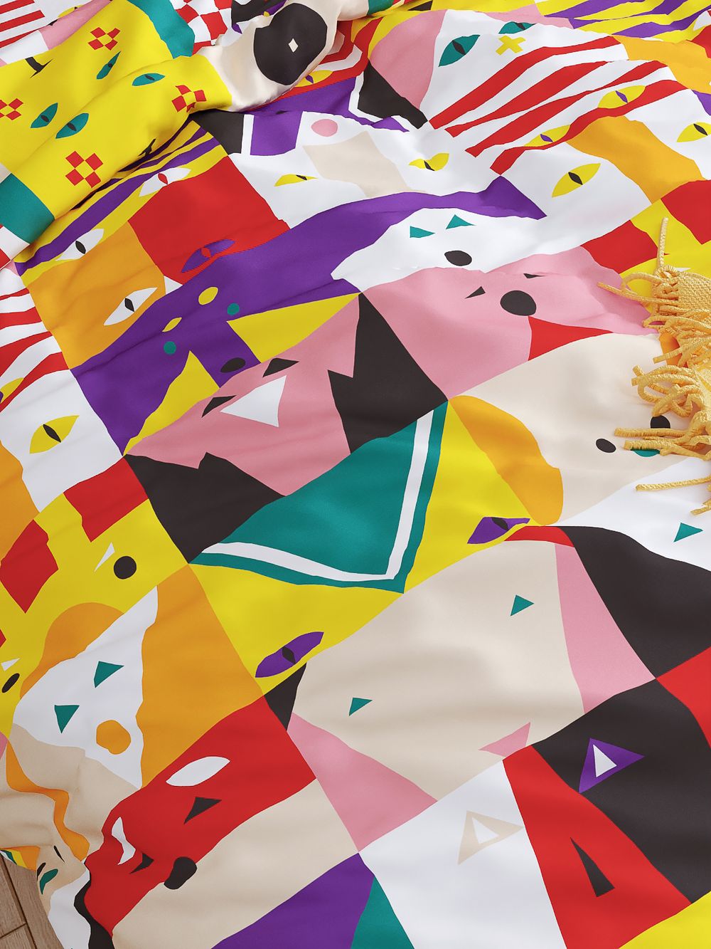 Наволочка комплект 2шт Сказка "Маски" 40х60 см, перкаль