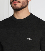 Хлопковый свитер romar BOSS GREEN - серый(50482643)