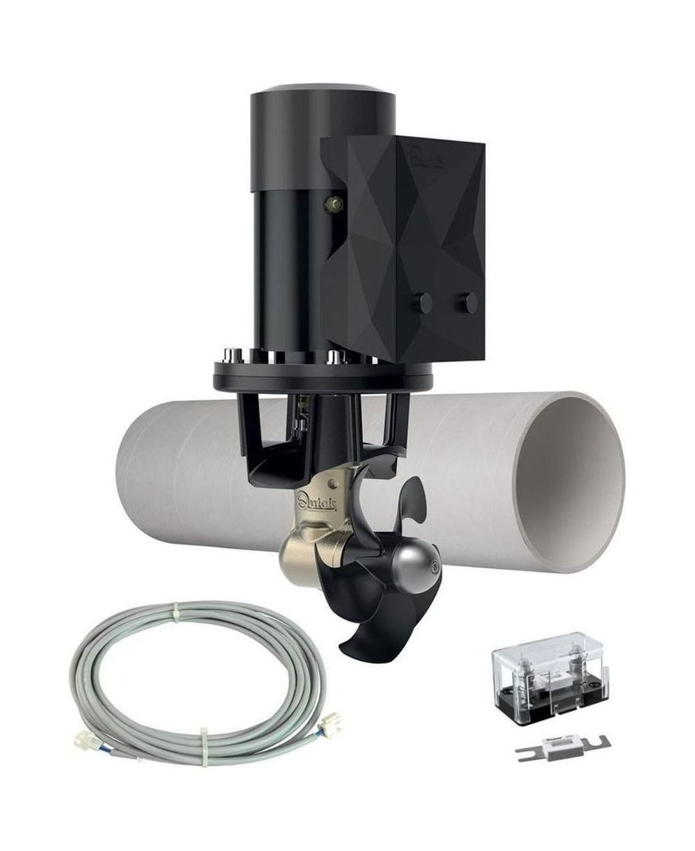 Подруливающее устройство Quick, D185mm, 55KGF, 12 В, (TCDEX08 - TNL 1000mm)