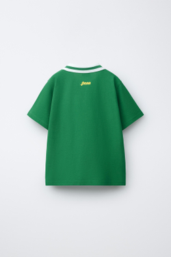 ZARA ПОЛО С ВЫШИВКОЙ PENN ©, ЗЕЛЕНЫЙ