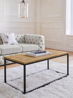 Стол журнальный дуб/металл