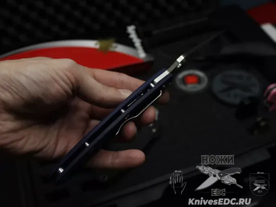 Складной нож Spyderco Military 36GPDBL c клинком из стали CPM-S110V, рукоять G10