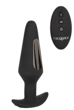 Черная анальная пробка с электростимуляцией Volt Electro-Flare - 14,5 см. (Цвет: черный)