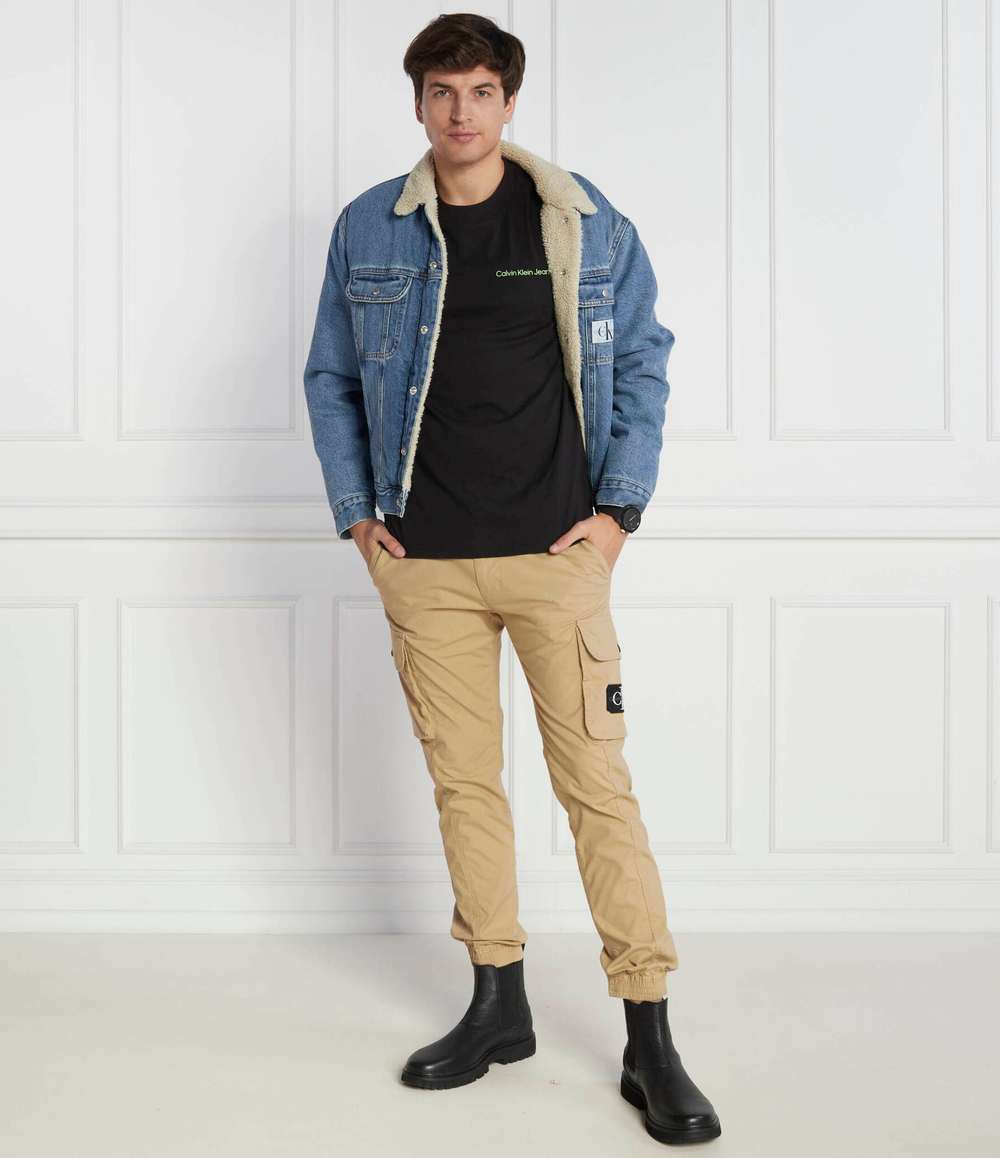 Футболка LOGO TAPE CALVIN KLEIN JEANS - черный(J30J323993)