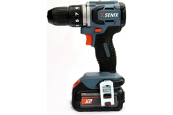 Дрель аккумуляторная SENIX PDDX2-M2-EU KIT,  2акб, зу, кейс