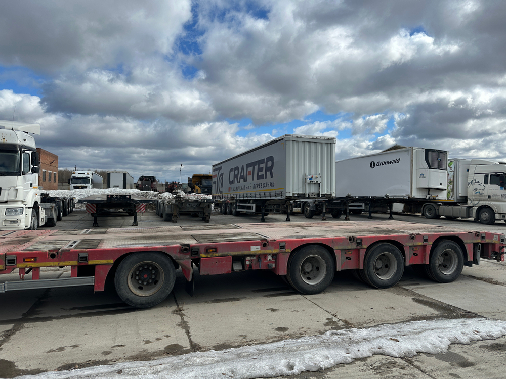 Тверьстроймаш 9939* Полуприцеп тяжеловоз 4 оси 993941 (Раздвижной)