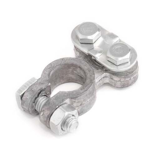 Клеммы аккумулятора /европейский стандарт/ свинцовые, прижим. планка (AUTOPROFI)