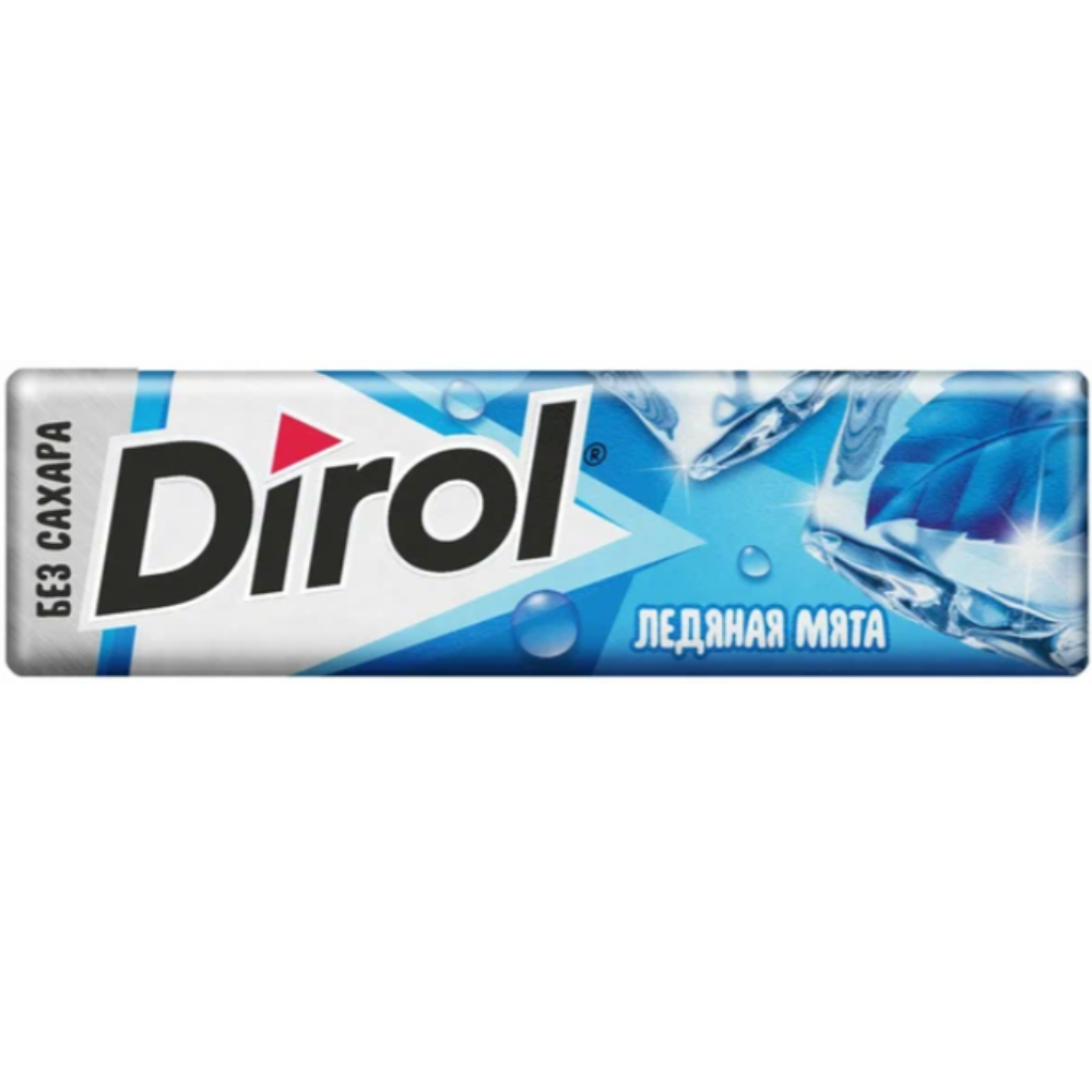 Жевательная резинка Dirol ледяная мята 16 гр