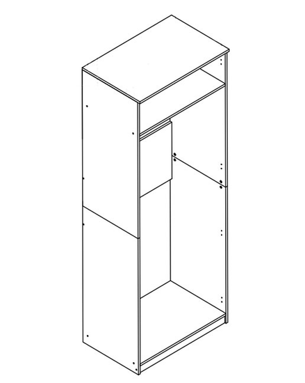 Шкаф ПРЕМЬЕРА 2-х дверный