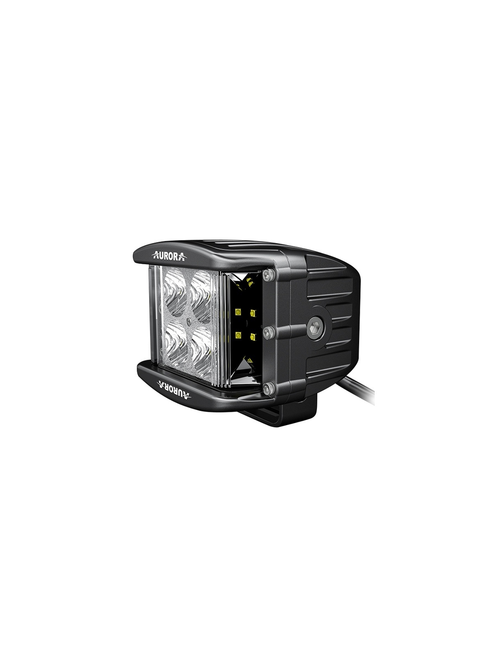 Светодиодные фары дальнего света AURORA 102x76 мм 40W LED