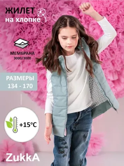 Жилетка утепленная мембрана с капюшоном