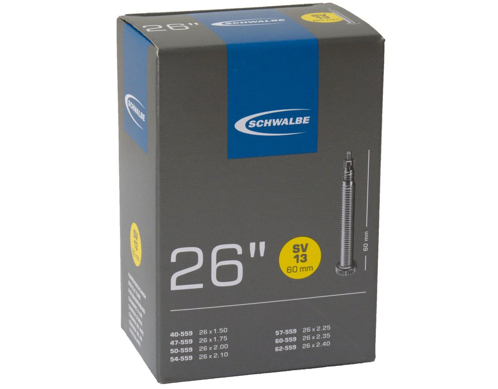 Камера 26" спорт 05-10425363 SV13 26х1.50-2.40 (40/62-559) IB 60mm SCHWALBE