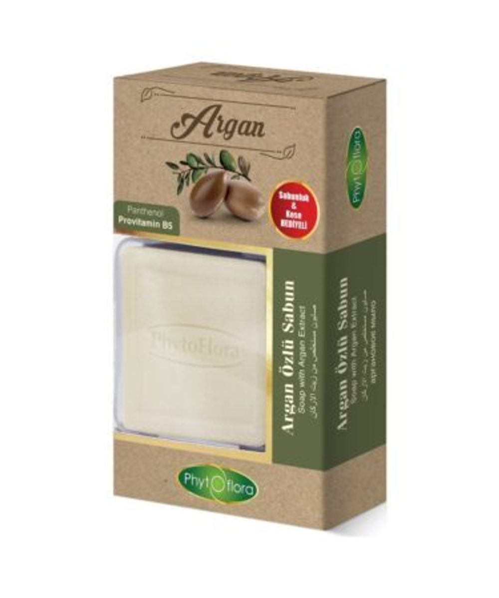 Мыло органовое с перчаткой с тур. мочалкой, PhytOflora, 125гр