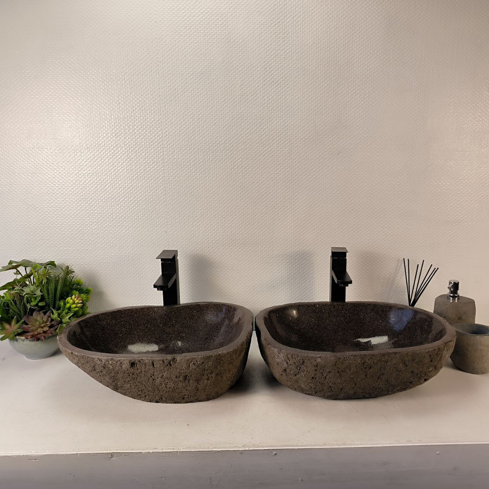 Раковина из речного камня ПАРА! RS-65358 49*39*15 0865