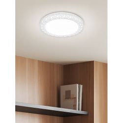 Светильник потолочный светодиодный ЭРА Классик с ДУ SPB-6-70-RC Savern W 70Вт 3400-5500К