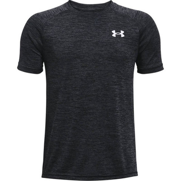 Футболка для мальчика теннисная Under Armour Boys' UA Tech 2.0 Short Sleeve - черный