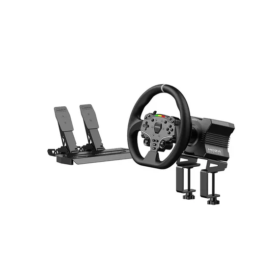 Игровой руль MOZA R5 Bundle (R5 Base, ES Wheel, SR-P Lite double Pedals，R5 Table Clamp) RS20