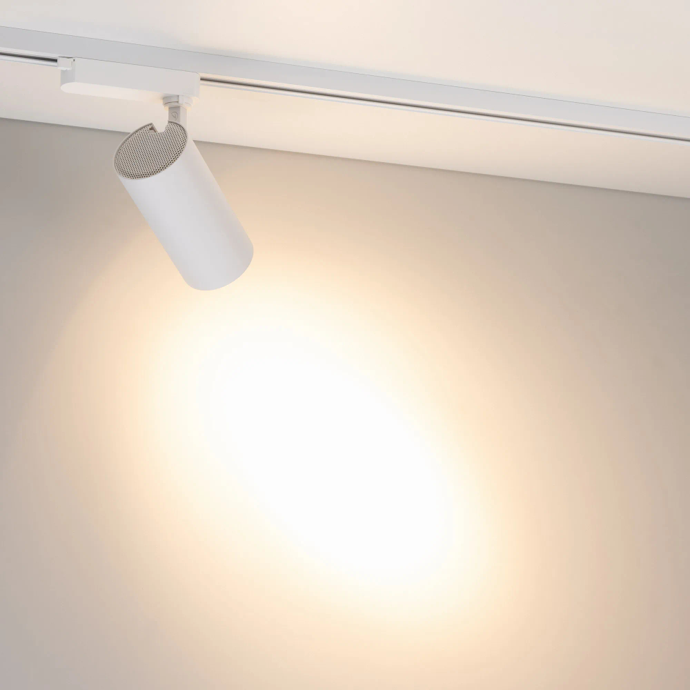 Светильник LGD-GERA-2TR-R74-20W Warm3000 (WH, 15 deg, 230V) (Arlight, IP20 Металл, 5 лет) 055081