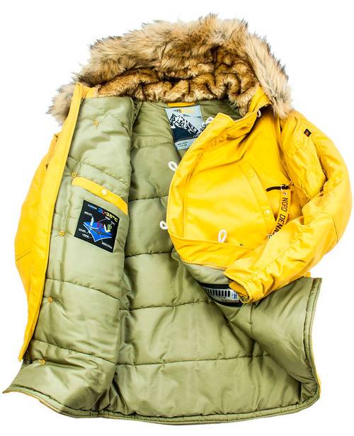 Куртка Аляска  Oxford Nord Denali (горчичная - mustard)