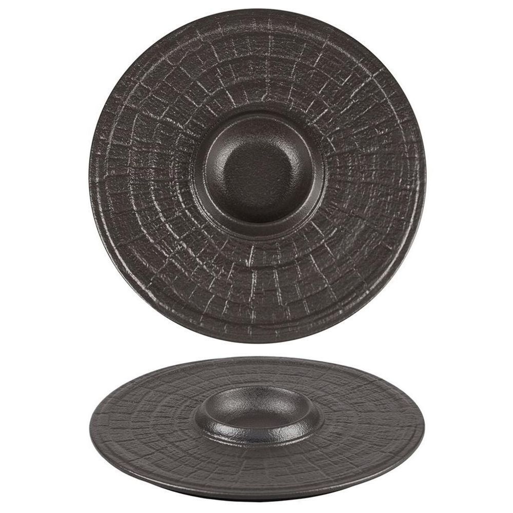 Блюдо круглое d 25 см c емкостью для соуса   P.L. Proff Cuisine [1]