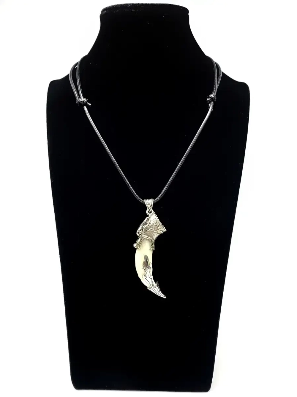 Кулон оберег амулет Настоящий Волчий Клык Зуб Волка талисман