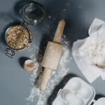 Деревянная узбекская скалка ДЖУА для раскатывания теста из сибирского кедра. RP1