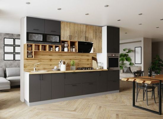 вариант компоновки модульная кухня КАНТРИ