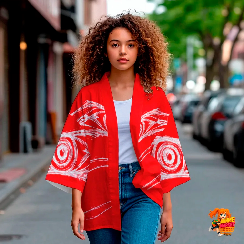 Рубашка хаори японская Евангелион