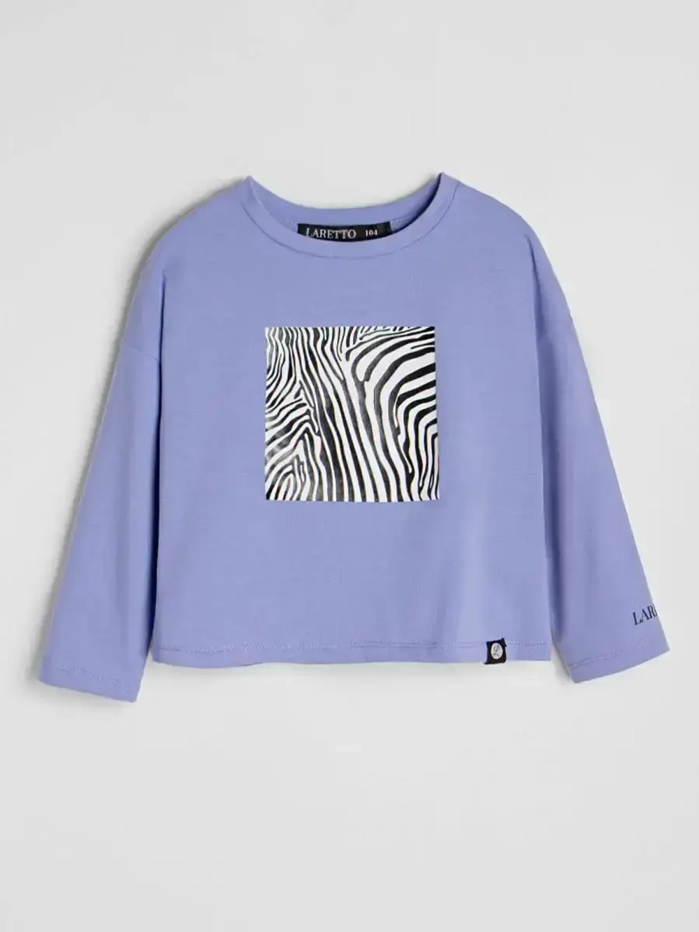 Лонгслив детский с принтом