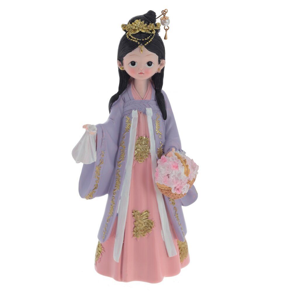 GAEM Фигурка декоративная "Гейша", L7 W5 H17 см, 4в.